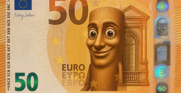Banknote design: Untitled