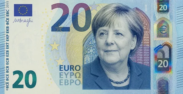 Banknote design: der merkel zwambo